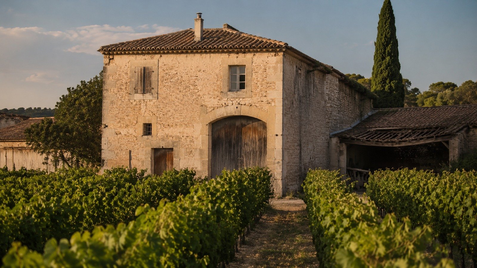 Maison de vigneron en Vaucluse